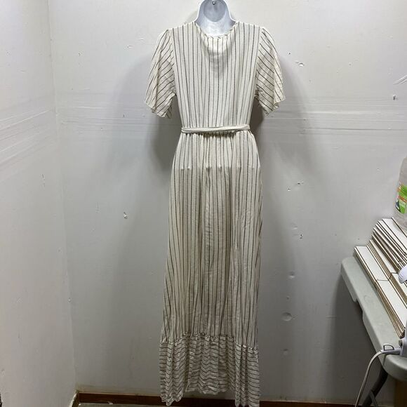 Orange Creek Striped Maxi Dress Medium - Picture 5 of 5